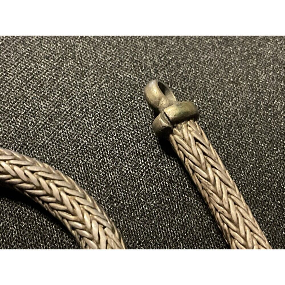 75grams 15in Vintage Wheat Chain Tested  925 Hook Closure Necklace‎ Great Patina - Picture 7 of 7